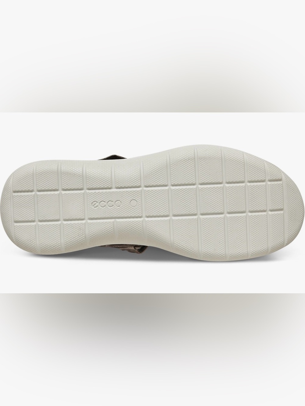 Ecco Metallic Pewter Mary Jane Slip-On Flats - Picture 3 of 10